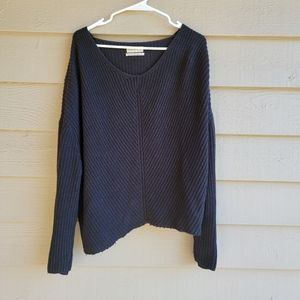 URBAN OUTFITTERS Ribbed Knit Oversived Slouchy Sweater, Womens Size XS